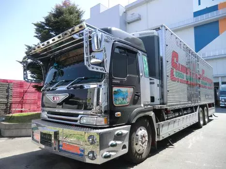 Aoshima Bunka Kyozaisha 132 Art Truck Series No.3 Shiina Express Юкамару Нет. 3 Пластиковая модель