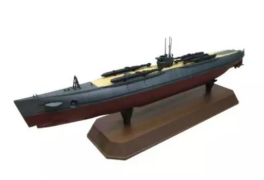 Aoshima Bunka Kyozaisha 1350 Iron Clad Series [стальной корабль] Японская подводная лодка Италия 370 Kaiten оборудованный корабль
