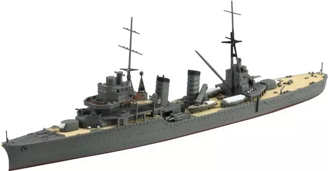 Aoshima Bunka Kyozaisha 1700 Waterline Series № 356 Пластиковая модель легкого крейсера ВМС Японии Kashii (Корабль)