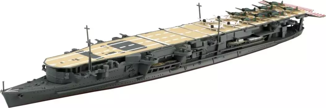 Aoshima Bunka Kyozaisha 1700 Waterline Series No.230 Japanese Navy Aircraft Carrier Ryujo Plastic Model (Ship)