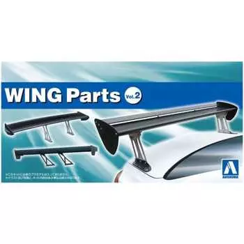 Aoshima Bunka Kyozaisha 1/24 The Tuned Parts Series No. 94 Wing Parts Vol. 2 Parts for plastic models