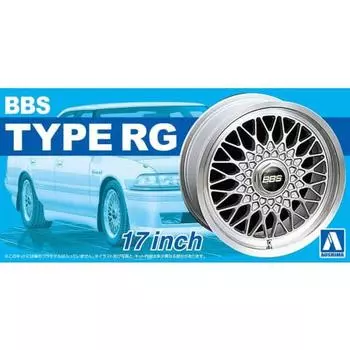 Aoshima Bunka Kyozaisha 1/24 The Tuned Parts Series No.1 BBS RG 17 inch plastic model parts