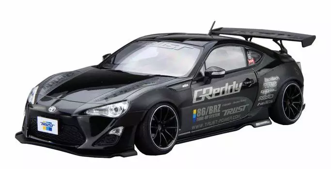 Aoshima Bunka Kyozaisha 1/24 The Tuned Car Series No.2 Toyota ZN6 TOYOTA86 12 GREDDY & ROCKET BUNNY VOLK RACING Ver. Пластиковая модель