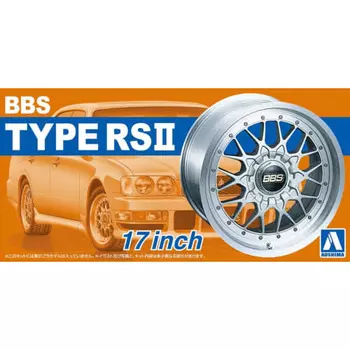 Aoshima Bunka Kyozaisha 1/24 The Tuned Parts Series No.2 BBS RSII 17 дюймов пластиковые детали модели
