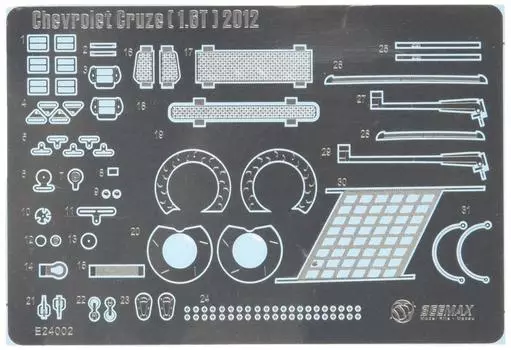 Aoshima Bunka Kyozaisha BEEMAX Подробные детали Chevrolet Chevrolet Cruze WTCC Технические характеристики Подробные детали Пластиковые детали модели № 5