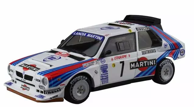 Aoshima Bunka Kyozaisha BEEMAX Series Lancia Delta S4 1986 Monte Carlo Rally Технические характеристики Пластиковая модель 1/24 № 23