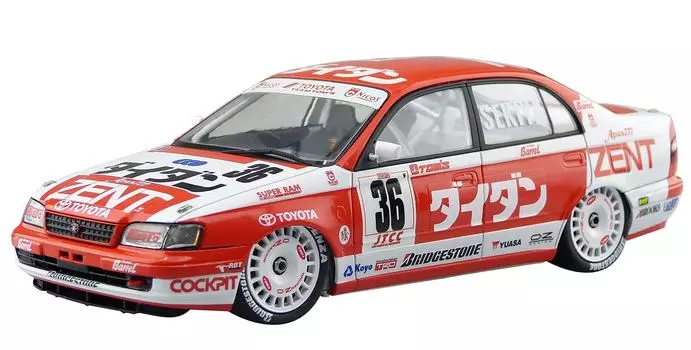 Aoshima Bunka Kyozaisha BEEMAX Series Toyota Corona ST191 1994 JTCC Спецификация Пластиковая модель 1/24 № 17