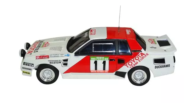 Aoshima Bunka Kyozaisha BEEMAX Series Toyota TA64 Celica 1984 Portugal Rally Технические характеристики Пластиковая модель 1/24 № 13