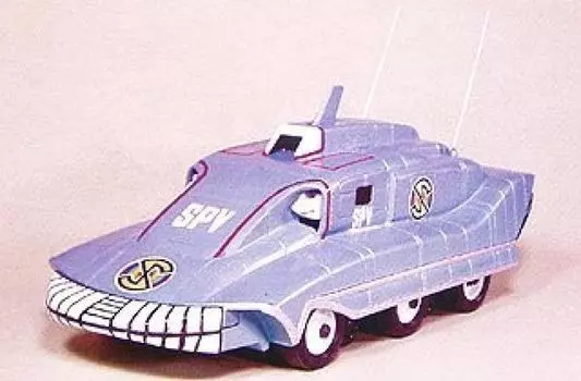 Aoshima Bunka Kyozaisha Captain Scarlet гусеничная боевая машина Electric Travel SPV No.03