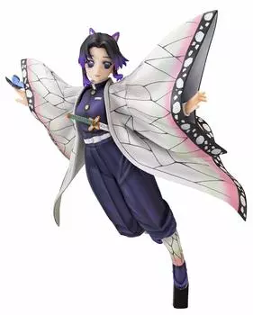 Aoshima Bunka Kyozaisha Funny Nights Demon Kimetsu no Yaiba Shinobu Kocho, раскрашенная в масштабе готовая фигурка Slayer 1/7 ATBC-ПВХ/АБС