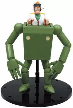 Aoshima Bunka Kyozaisha Future Boy Conan Robonoid Captain Dice Version Scale Plastic Model No.4 1/20