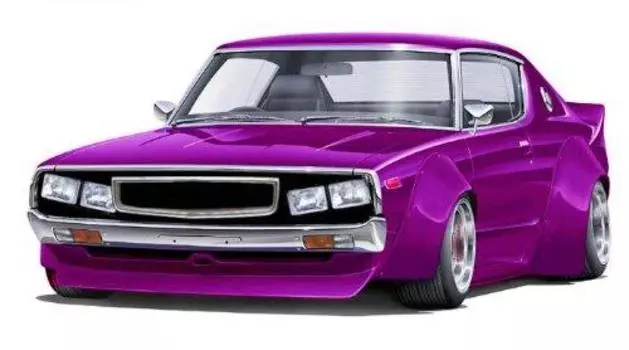 Aoshima Bunka Kyozaisha Grachan Series Kenmeri 2Dr 1/24 89 No.01