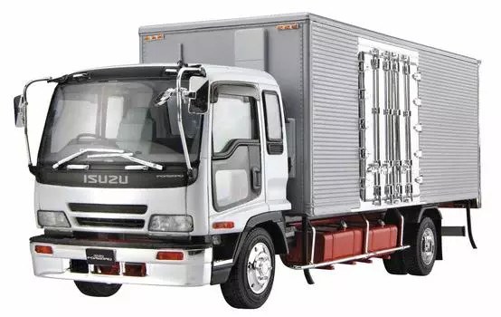 Aoshima Bunka Kyozaisha Heavy Freight Series Isuzu Forward Hyster Refrigerated Car Пластиковая модель 1/32 № 5