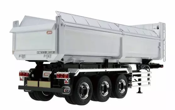 Aoshima Bunka Kyozaisha Heavy Freight Series Kodaira Antico Type SP Dump Trailer Пластиковая модель 1/32 № 21