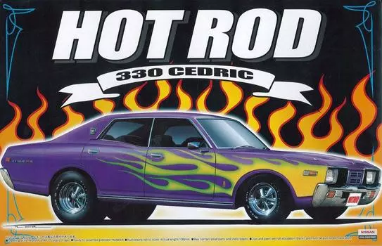 Aoshima Bunka Kyozaisha Hot Rod 330 Cedric 1/24 № 01