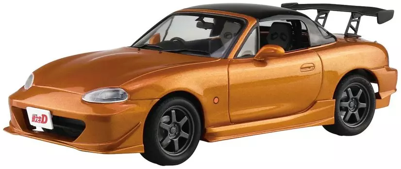 Aoshima Bunka Kyozaisha Initial D Satoshi Omiya NB8C Родстер масштабная пластиковая модель литья цвет № 16 1/24