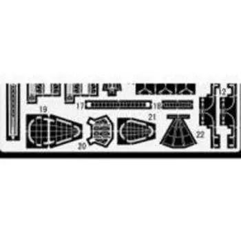 Aoshima Bunka Kyozaisha Ironclad Detail Up Parts Heavy Cruiser Takao 1942 Dedicated Etched Parts 1/350