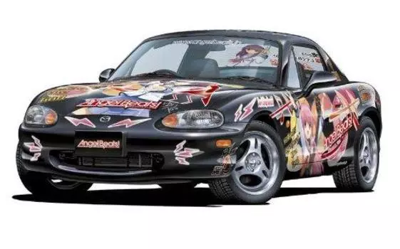 Aoshima Bunka Kyozaisha Itasha Angel Roadster 1800RS OP 1/24 № 15 Beats! чёрный