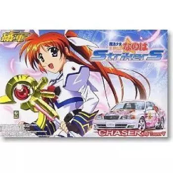 Aoshima Bunka Kyozaisha Itasha Magical Girl Lyrical Nanoha StrikerS JZX100 Chaser Tourer V 1/24 № 06 2,5