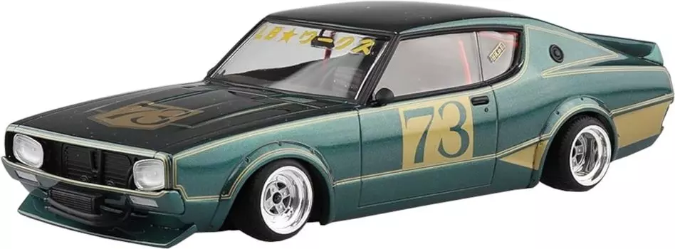 Aoshima Bunka Kyozaisha Liberty Walk Series LB Works Kenmeri 2Dr Первая пластиковая модель 1/24 № 2 Ver.