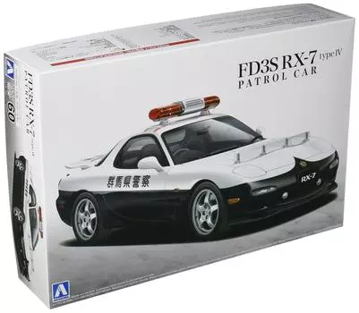 Aoshima Bunka Kyozaisha Лучшая машина серии GT Mazda FD3S Type IV Patrol Car Пластиковая модель 1/24 № 60 RX-7
