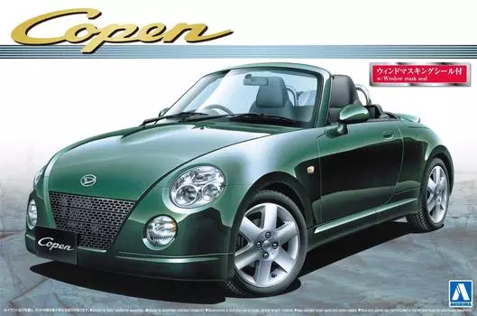 Aoshima Bunka Kyozaisha Лучший автомобиль серии GT Daihatsu Copen Active Top Пластиковая модель 1/24 № 29