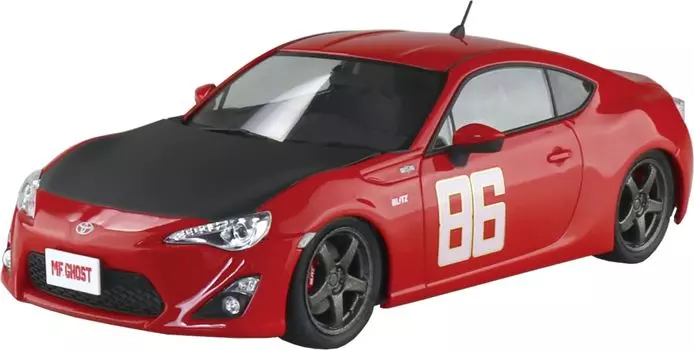 Aoshima Bunka Kyozaisha MF Ghost Нацуми Катагири ZN6 TOYOTA86 Том 9 Полуостров Манадзуру Спецификация Масштаб Пластиковая модель № 3 1/24 (Машина)