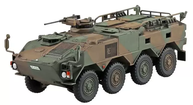 Aoshima Bunka Kyozaisha Military Model Kit Series Ground Force Type 96 Колесная бронированная машина Type B Пластиковая модель 1/72 No.23 Самооборона