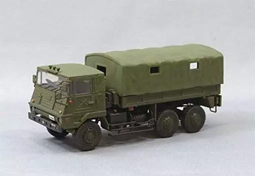 Aoshima Bunka Kyozaisha Military Model Series Ground Force Type 73 Heavy Truck 3 с половиной тонны Пластиковая модель 1/72 № 2 Самооборона