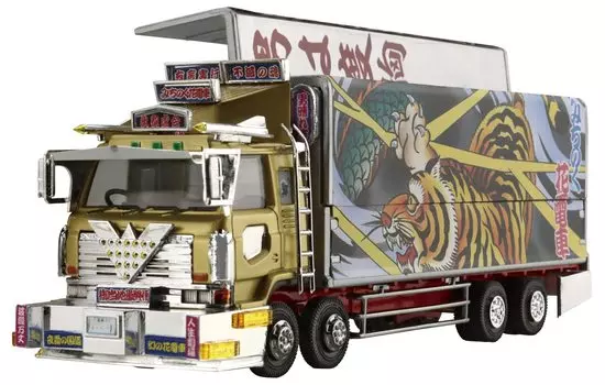 Aoshima Bunka Kyozaisha Mini Deco NEXT Series Michinoku Flower Train axis Пластиковая модель Литье цветное 1/64 № 9 (4 крыла)