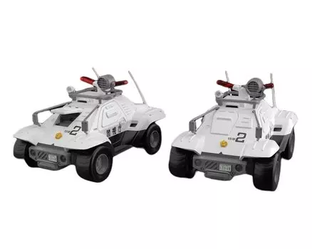 Aoshima Bunka Kyozaisha Mobile Police Patlabor Type 98 специальный командный автомобиль, набор из пластиковой модели общей высоты 2, приблизительно. 40мм, масштаб 1/43, белый