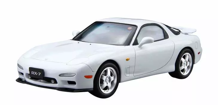 Aoshima Bunka Kyozaisha Модель автомобиля Mazda FD3S Пластиковая модель 1/24 RX-7 96