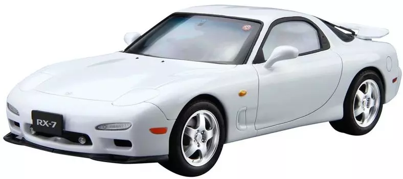 Aoshima Bunka Kyozaisha Модель автомобиля серии Mazda FD3S 1996 года, пластиковая модель 1/24 № 7 RX-7