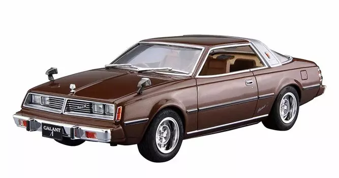 Aoshima Bunka Kyozai Серия Модель автомобиля Mitsubishi A133A Galant Delta 1978 Пластиковая модель 1/24 №78