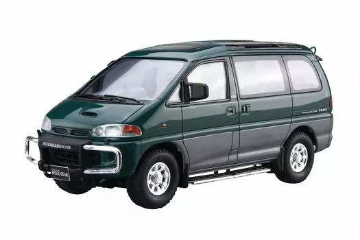Aoshima Bunka Kyozaisha Модель автомобиля серии Mitsubishi PE8W Delica Space Gear 1996 года, пластиковая модель 1/24 № 96