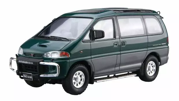 Aoshima Bunka Kyozaisha Модель автомобиля серии Mitsubishi PE8W Delica Space Gear 1996 года, пластиковая модель 1/24 № 96