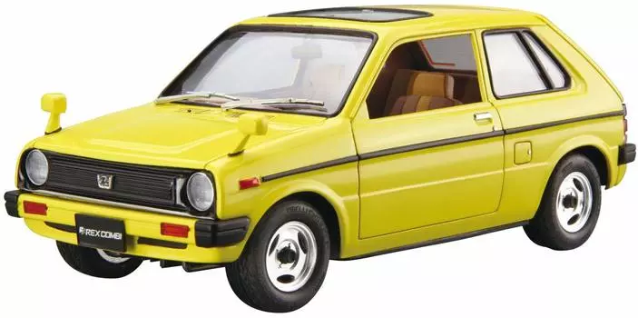 Aoshima Bunka Kyozaisha Модель автомобиля серии SP Subaru KM1 L55S Cuore 1981 года, пластиковая модель 1/20 Rex/Daihatsu
