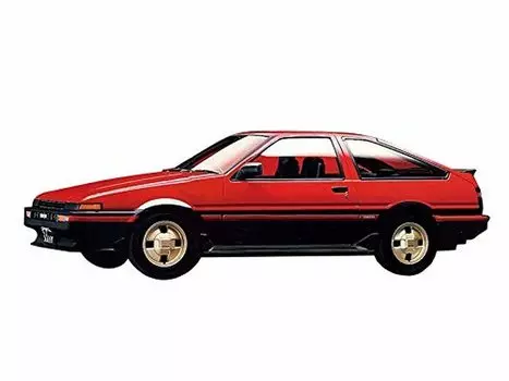 Aoshima Bunka Kyozaisha Модель автомобиля серии Toyota AE86 Sprinter Trueno 1984 года, пластиковая модель 1/24 № 86 GT-APEX