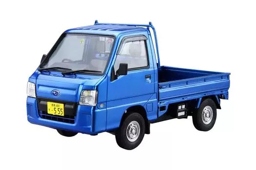 Aoshima Bunka Kyozaisha Модель автомобиля Subaru TT1 Sambar Truck WR Blue Limited Пластиковая модель 1/24 11
