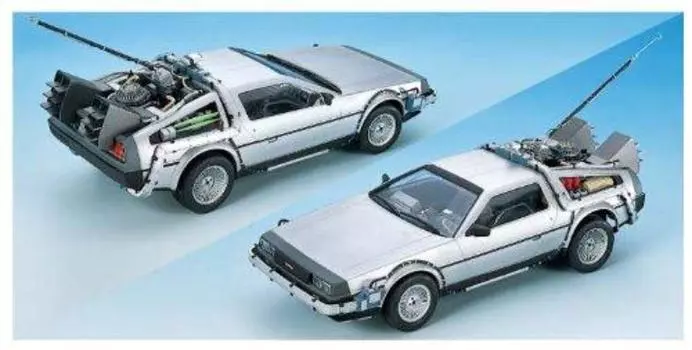 Aoshima Bunka Kyozaisha Movie Mecha Series SP07 Назад в будущее Делориан Часть I Супердетализация 1/24