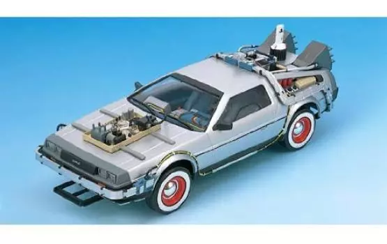 Aoshima Bunka Kyozaisha Movie Mecha Series SP09 Назад в будущее Delorean Часть III Супердетализация 1/24