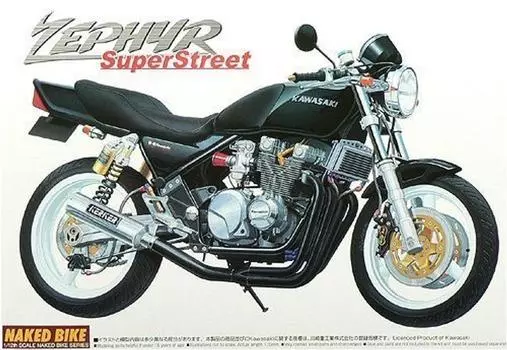 Aoshima Bunka Kyozaisha Naked Bike Kawasaki Zephyr Super Street 1/12 № 22