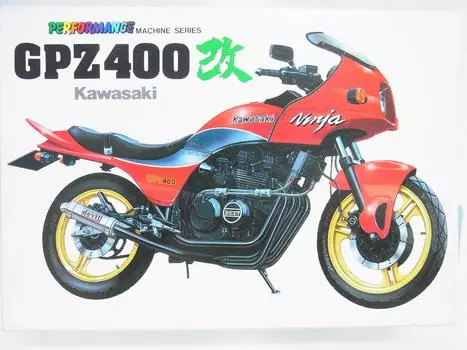 Aoshima Bunka Kyozaisha Performance Machine Kawasaki GPZ400 модифицированная 1/12 №6