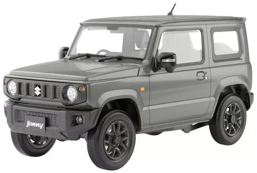 Aoshima Bunka Kyozaisha Rakupla Snap Car Series JB64 Jimny 2018 Jungle Green Пластиковая модель 1/24 № 03-JG с цветовой кодировкой (Машина) джунглях зеленый