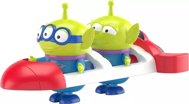 Aoshima Bunka Kyozaisha Rakupla Tokotoko Toy Story Alien Rocket Пластиковая модель № DP-05 с цветовой кодировкой
