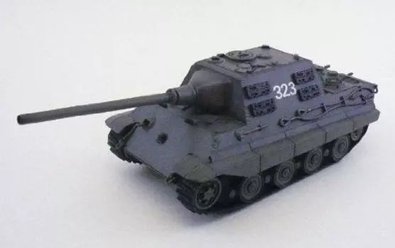 Aoshima Bunka Kyozaisha Remote Control AFV German Tank Destroyer Jagdtiger 1/48 No.13