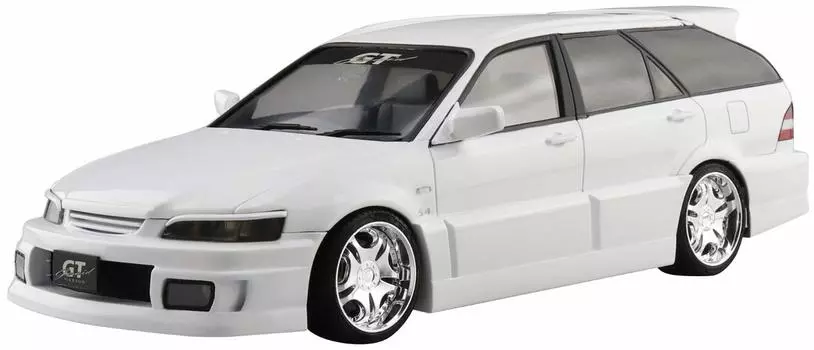 Aoshima Bunka Kyozaisha серия тюнингованных автомобилей Honda Garcon Geraid GT CF6 Accord Wagon 1997 года, пластиковая модель 1/24 № 63