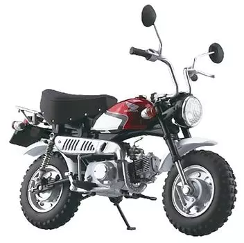 Aoshima Bunka Kyozaisha Skynet 112 Готовый велосипед Honda Monkey Special Shasta White