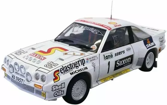 Aoshima Bunka Kyozaisha Skynet Bellkit Series Opel Manta 400 Jimmy McRae 24 Uren van Ieper Plastic Model 1/24 No.9 GR.B