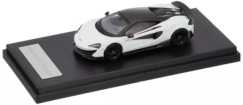 Aoshima Bunka Kyozaisha Skynet Car McLaren 600LT Silica White Finished Product TheMini 1/64